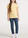 Ragwear Tricou galben cu model pentru fete Ragwear Violka Chevron