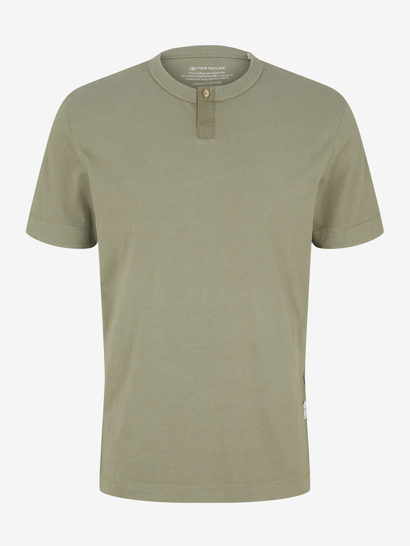 Tom Tailor Cămașă de bază kaki pentru bărbați Tom Tailor