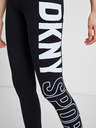 DKNY Jambiere sport negre pentru femei DKNY
