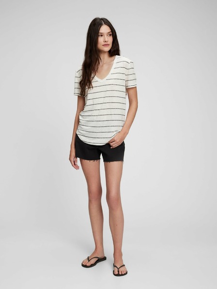 GAP Tricou din in cu dungi GAP