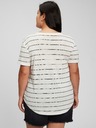 GAP Tricou din in cu dungi GAP