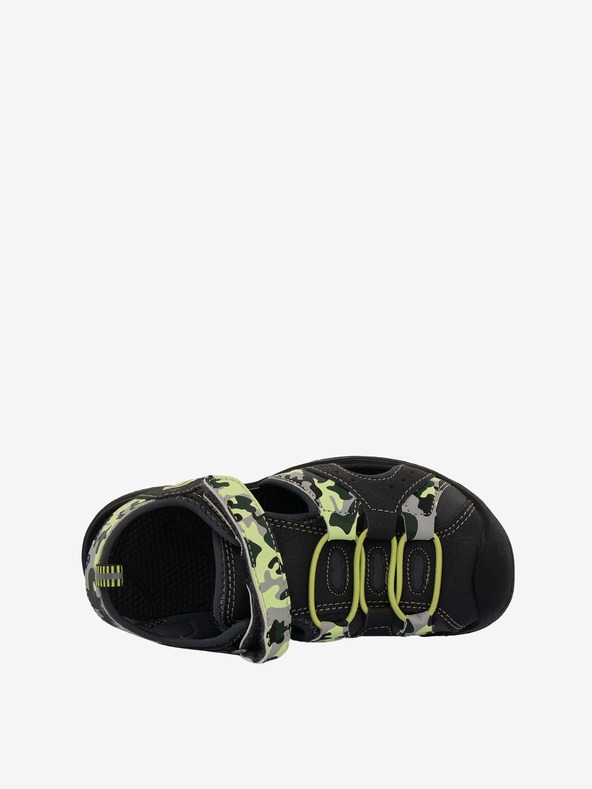 ALPINE PRO Sandale galbene și gri pentru copii ALPINE PRO WHITE