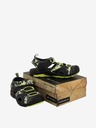 ALPINE PRO Sandale galbene și gri pentru copii ALPINE PRO WHITE