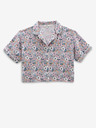 Vans Tricou cu model pentru femei albastru și roz VANS Retro Floral
