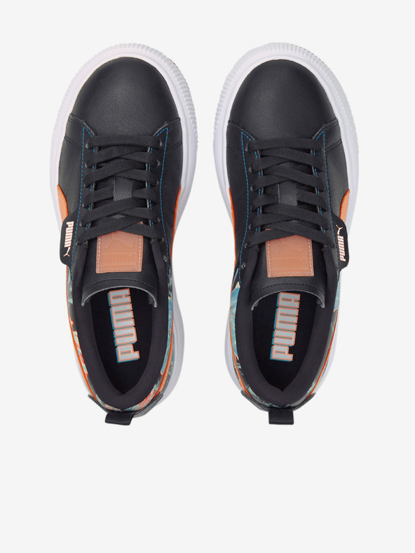 Puma Adidași negri din piele pentru femei Puma Mayu