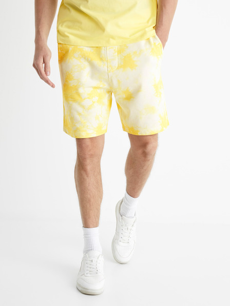 Celio Pantaloni scurți galbeni batik Celio Botache