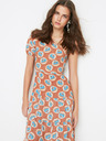 Trendyol Rochie midi cu model pentru femei de culoare maro Trendyol