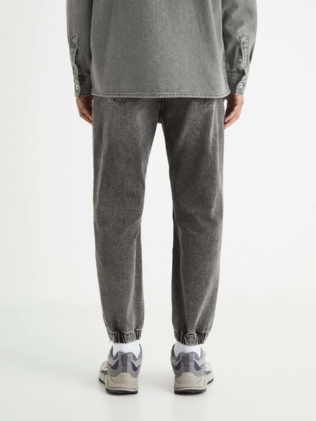 Celio Pantaloni denim gri pentru bărbați Celio