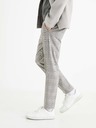 Celio Pantaloni bărbătești croiți în carouri gri Celio 24H Avocheck