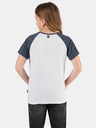 Sam 73 Tricou albastru și alb cu imprimeu pentru fete SAM 73