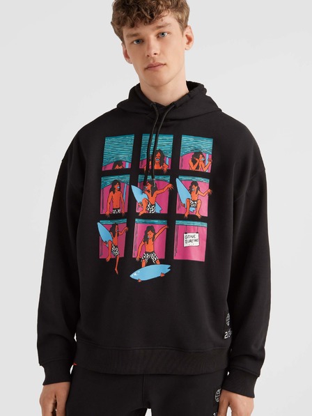 O'Neill Hanorac O'Neill Progressive Hoodie negru pentru bărbați