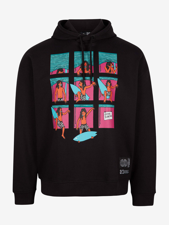 O'Neill Hanorac O'Neill Progressive Hoodie negru pentru bărbați