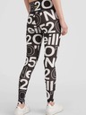 O'Neill Jambiere sport cu model alb și negru pentru femei O'Neill Multi
