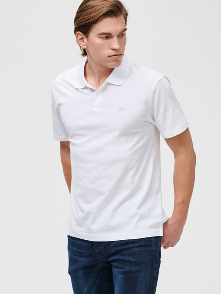 GAP Tricou polo GAP logo din jerseu