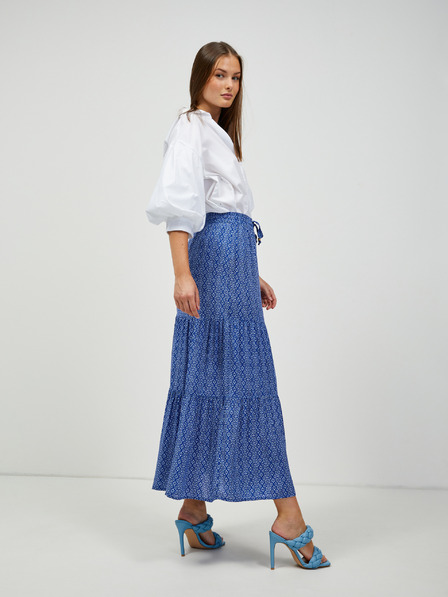 Orsay Fustă maxi albastră cu model ORSAY