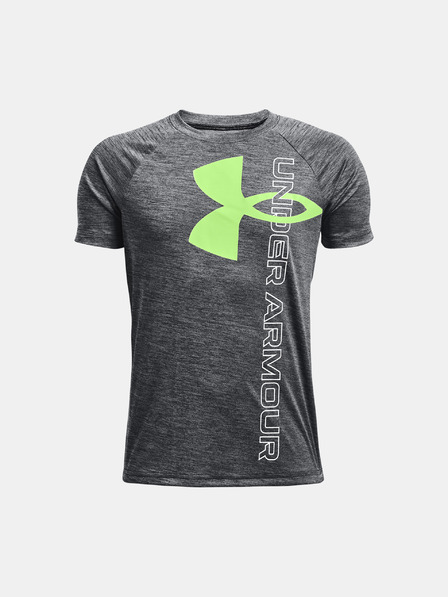 Under Armour Tricou pentru băieți Under Armour UA Tech Split Logo Hybrid SS