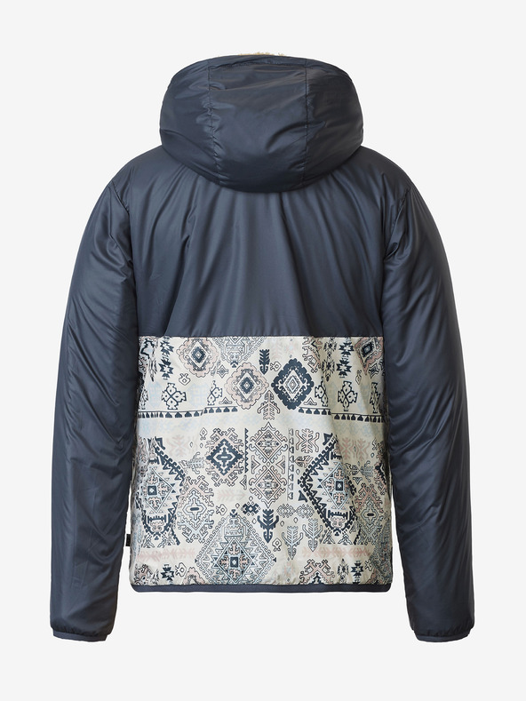 Picture Jachetă de iarnă cu glugă reversibilă pentru femei, maro și albastră Picture Posy