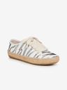 EMU Australia Formatori alb pentru femei Emu Australia Agonis Zebra White