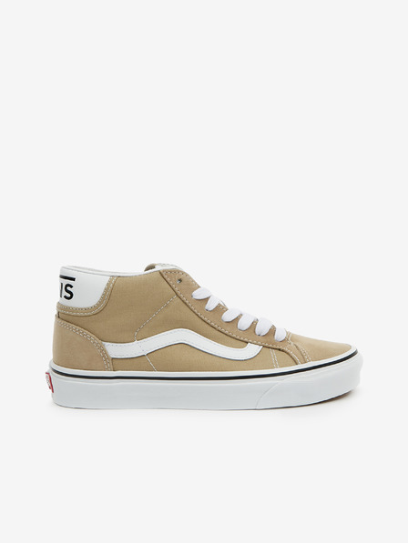 Vans Adidași de gleznă bej pentru femei cu detalii din piele întoarsă VANS UA Mid Skool 37