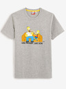 Celio Tricou gri pentru bărbați Celio The Simpsons