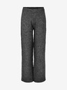 Pieces Pantaloni cu picior lat cu dungi gri închis Pieces Cindy