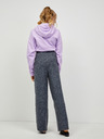 Pieces Pantaloni cu picior lat cu dungi gri închis Pieces Cindy