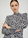 Orsay Bluză de damă cu model slb și negru ORSAY