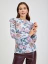 Orsay Bluză de damă cu model floral gri deschis ORSAY