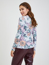Orsay Bluză de damă cu model floral gri deschis ORSAY