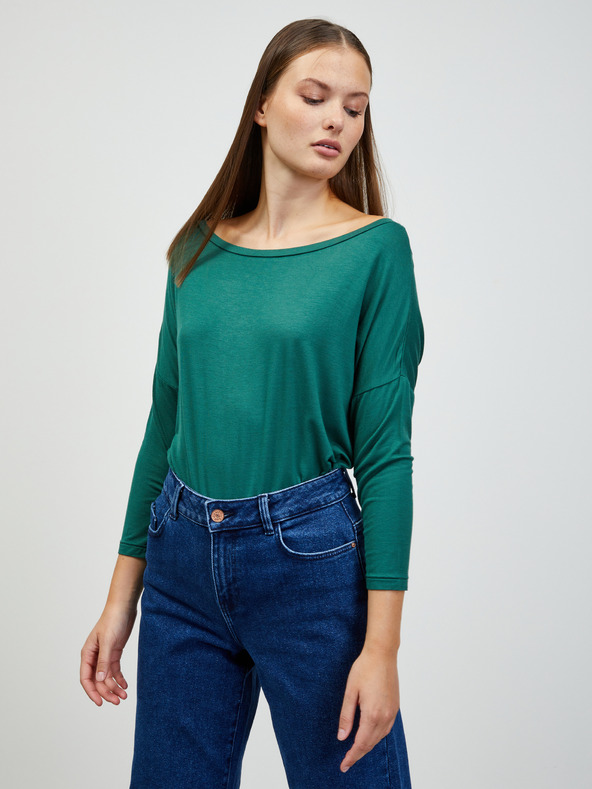 ZOOT.lab Tricou basic pentru femei verde ZOOT.lab Leticia
