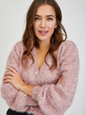 Orsay Cardigan roz de damă cu fibre metalice ORSAY