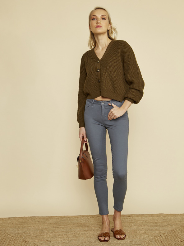 ZOOT.lab Pantaloni skinny fit gri pentru femei ZOOT.lab Anna 2