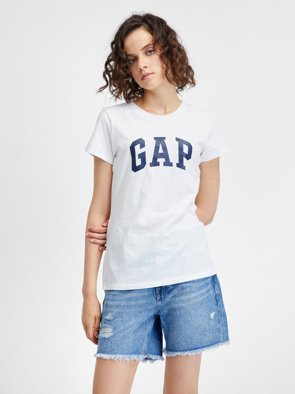 GAP Tricouri din bumbac cu logo 2 bucăți GAP