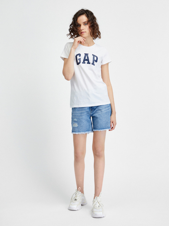 GAP Tricouri din bumbac cu logo 2 bucăți GAP