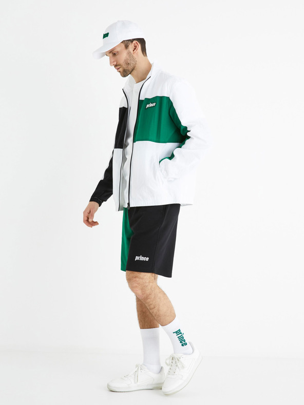 Celio Pantaloni de trening negri și verzi pentru bărbați Celio Prince