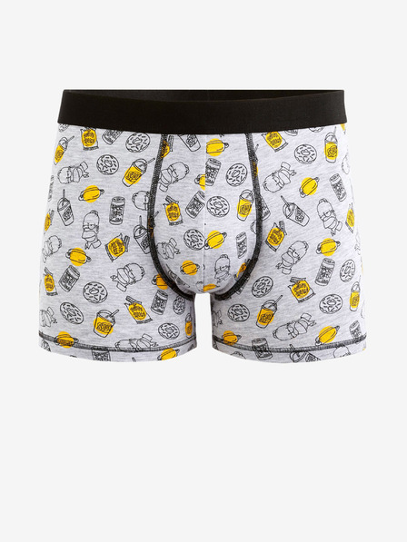 Celio Pantaloni scurți cu model gri deschis pentru bărbați Celio The Simpsons