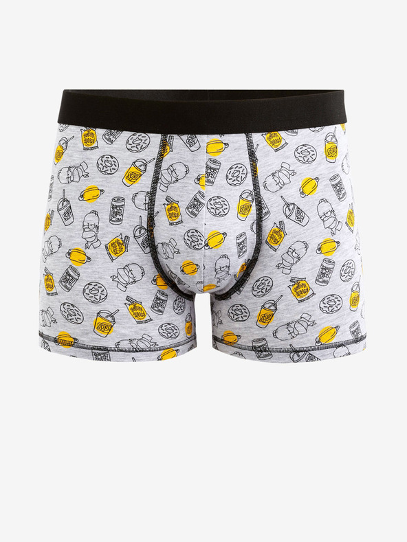 Celio Pantaloni scurți cu model gri deschis pentru bărbați Celio The Simpsons