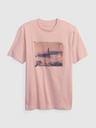 GAP Tricou organic Gap × T. Campbell GAP