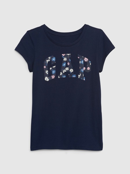GAP Tricou logo floral pentru copii GAP