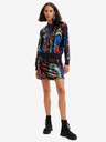 Desigual Bomber cu paiete roșu și negru pentru femei Desigual Sequin
