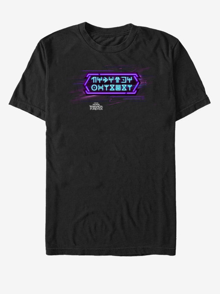 ZOOT.Fan Marvel Neon Black Panther: Wakanda nechť žije Tricou