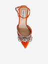 Steve Madden Pompe portocalii din satin pentru femei Steve Madden