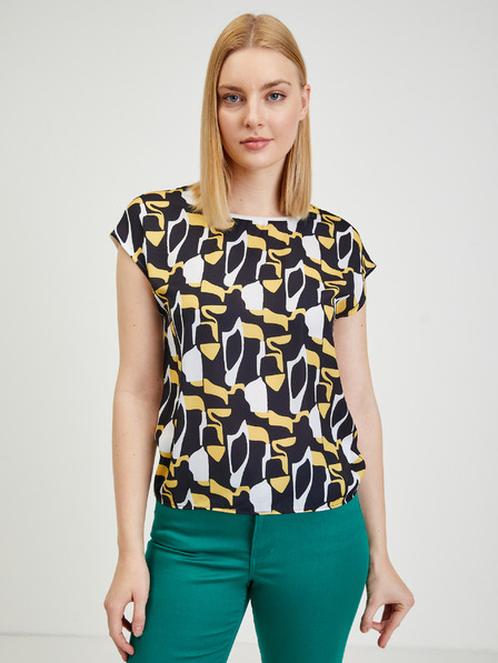 Orsay Tricou damă cu model galben-albastru ORSAY