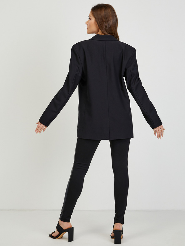 Tom Tailor Denim Jachetă neagră cu croială largă pentru femei Tom Tailor Denim