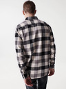 Salsa Jeans Cămașă în carouri albă și neagră pentru bărbați Salsa Jeans