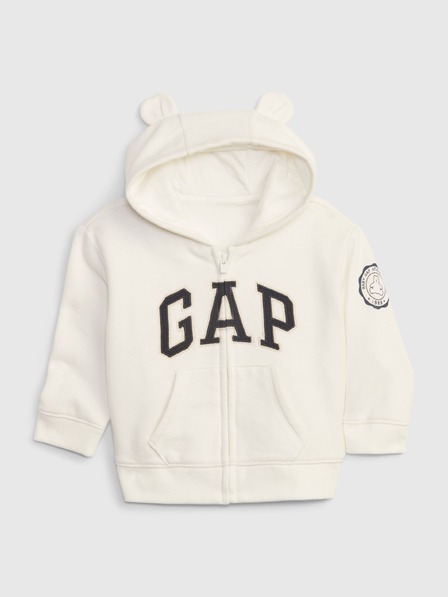 GAP Baby hanorac cu logo și glugă GAP