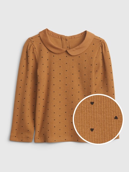 GAP Baby top cu inimioare GAP