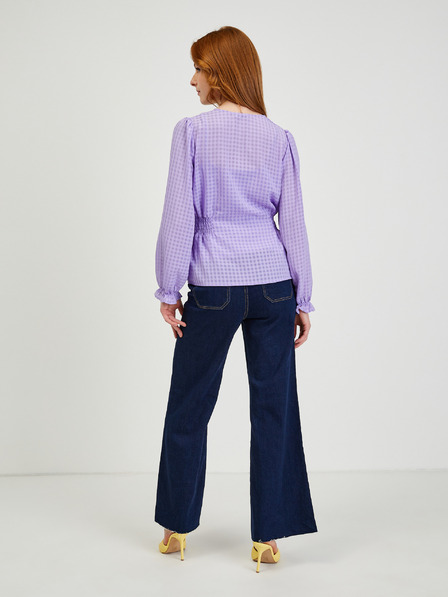 Orsay Bluză de damă în carouri violet deschis ORSAY