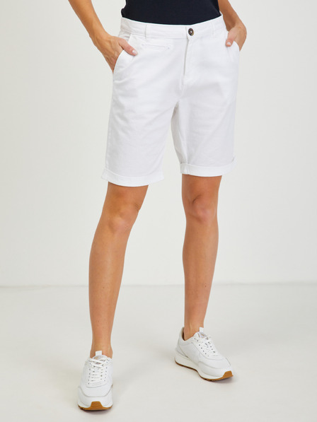 Orsay Pantaloni scurți chino de damă albi ORSAY
