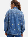 Desigual Jachetă din denim cu model, albastră, de damă Desigual Aramis